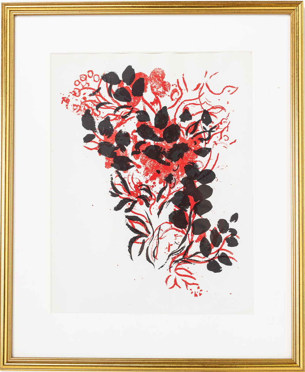 MARC CHAGALL. Osignerad originallitografi, NR 41 " Coverture".