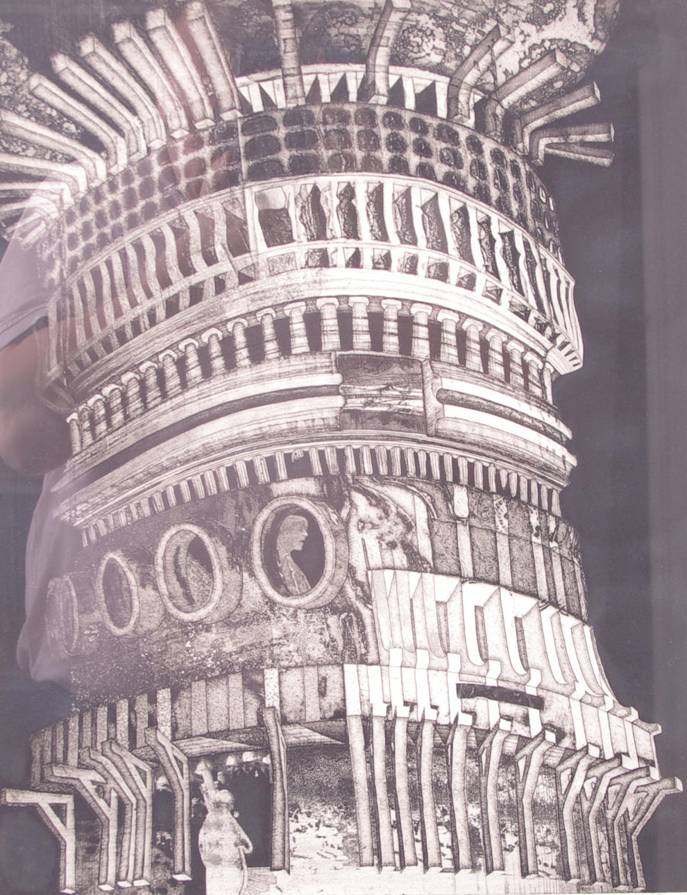 BENGT BÖCKMAN. Huskropp, etsning, signerad.