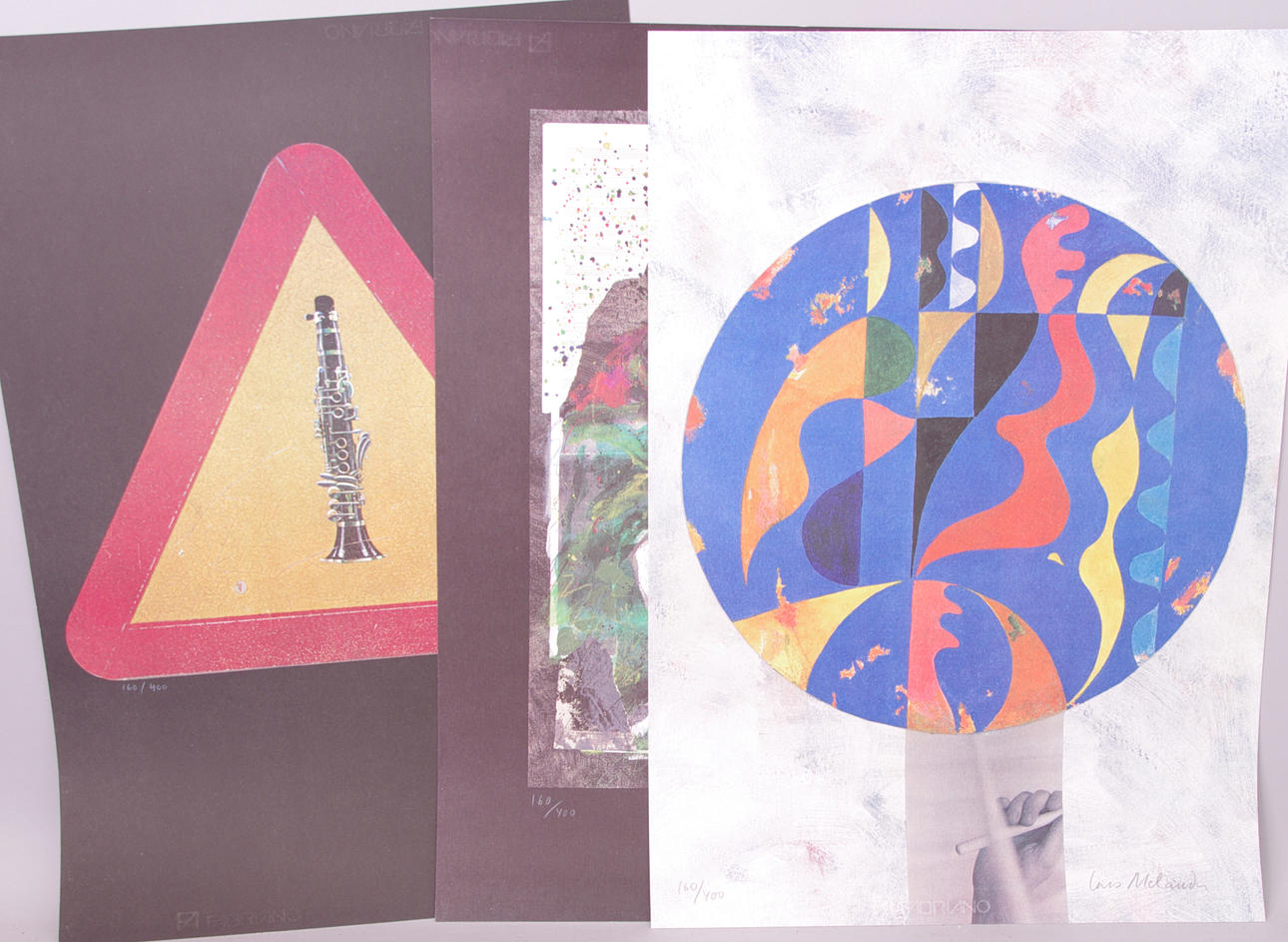 MAPP MED 3 LITOGRAFIER, Jazzclub Fasching 1977-1992.