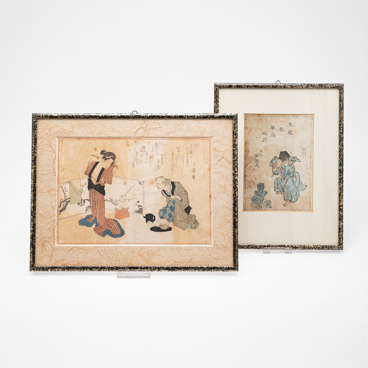 To grafik og en grafikmappe, Asien (3).