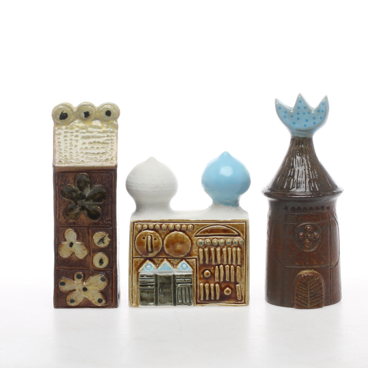 KERAMIK, 3 delar, "Bagdad", Bertil Wallien för Gustavsberg.