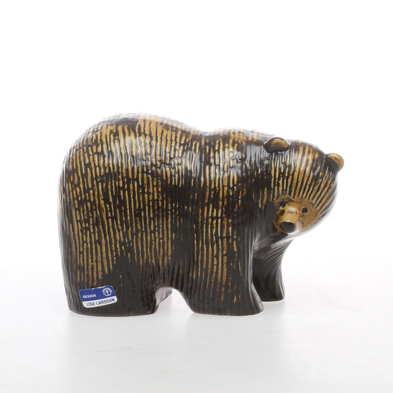 FIGURIN, keramik, björn, Lisa Larson för Gustavsberg.