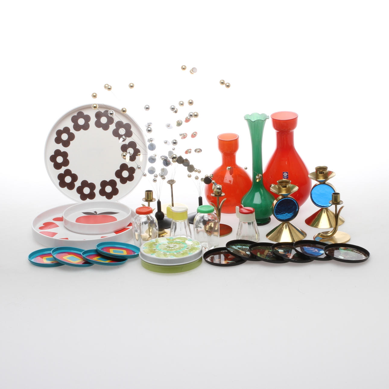 PARTI DIVERSE, Retro, bl a Gunnar Ander för Ystad Metall samt Ethel von Horn, 1900-tal.