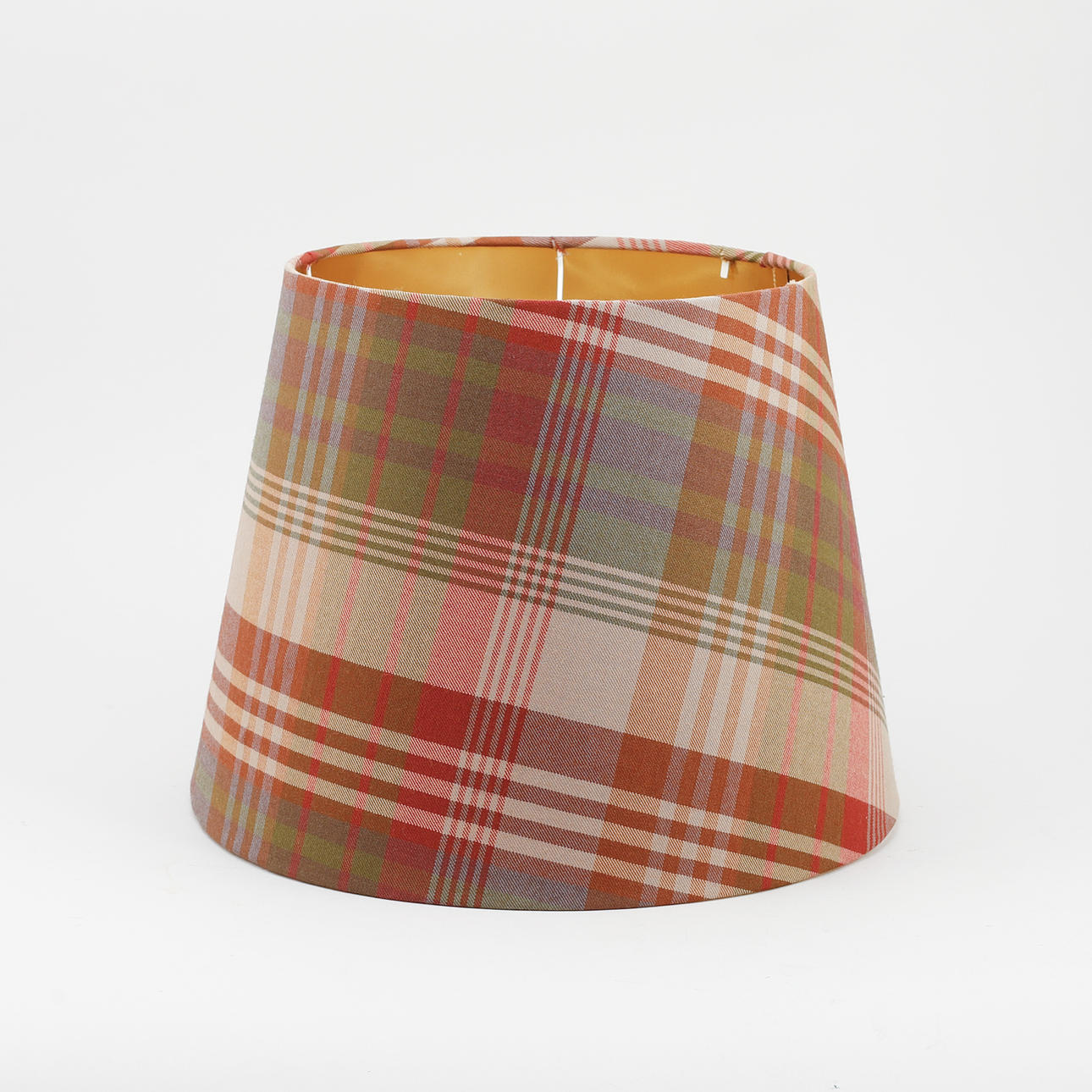 LAMPSHADE, covered with fabric from Mulberry.