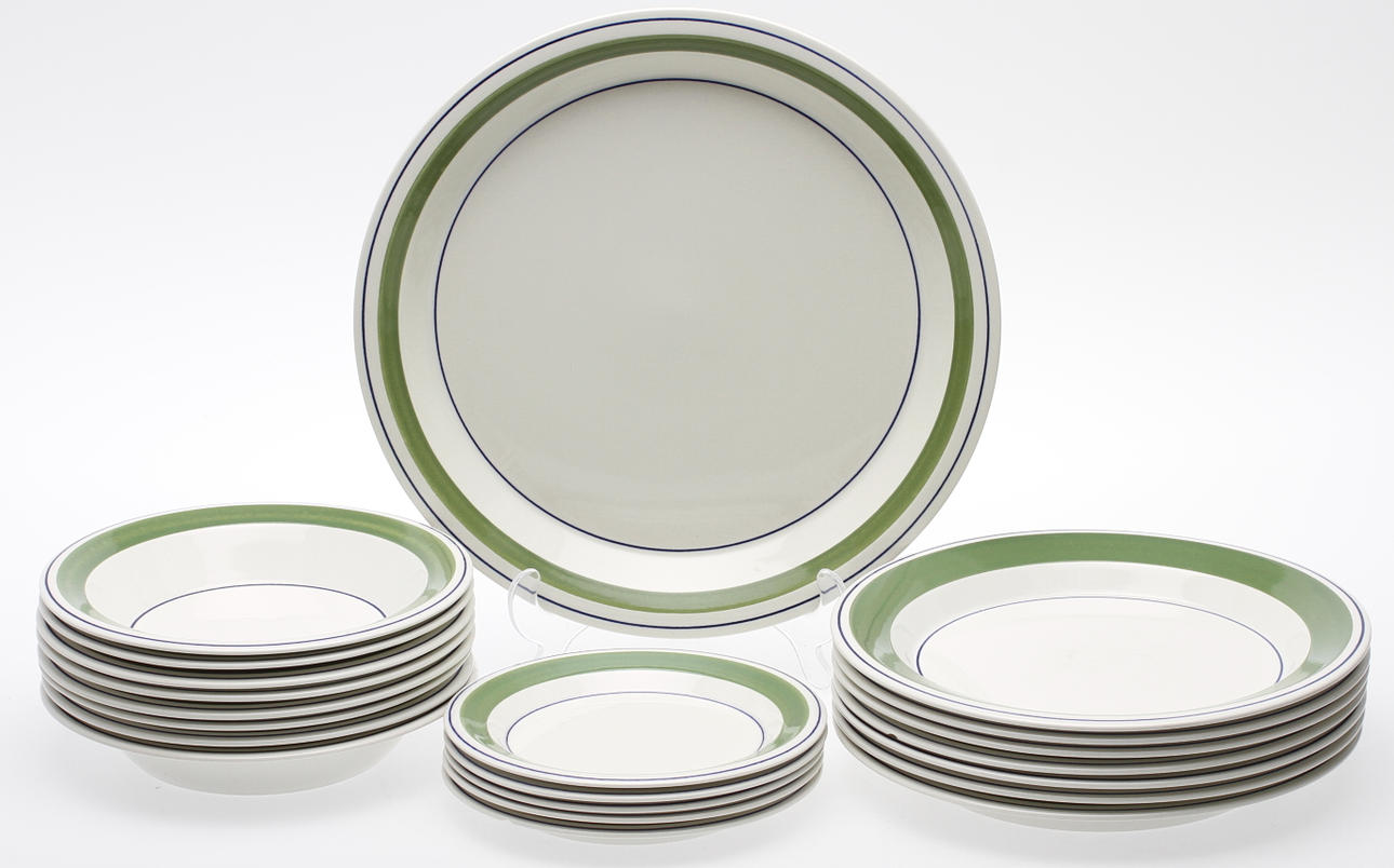 SERVISDELAR, 21 delar, "Krokus", Arabia, Finland.