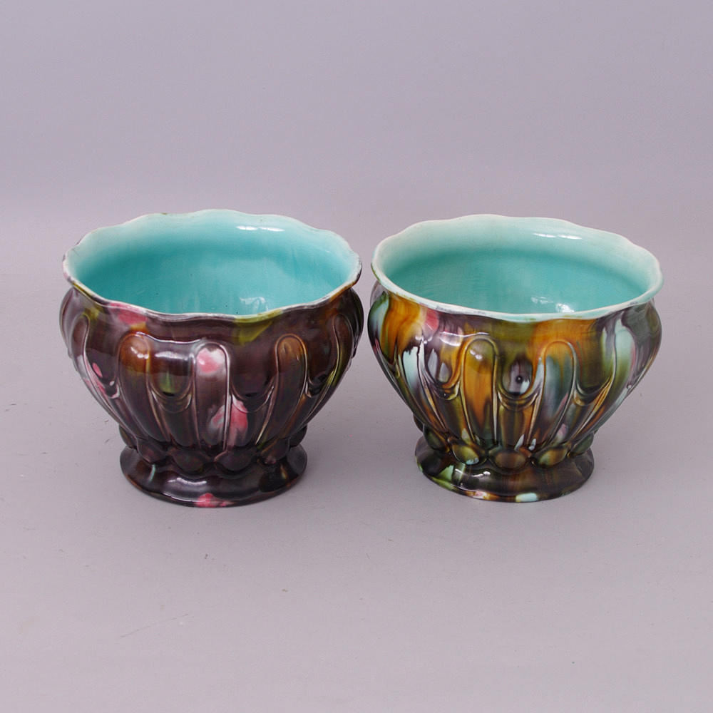 YTTERFODER, 1 par, majolika, Rörstrand.