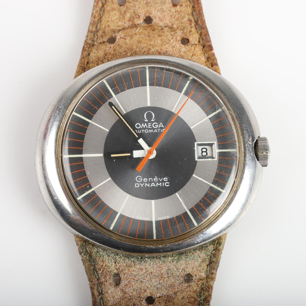 ARMBANDSUR, Omega Genève Dynamic Automatic, stål, 1973.