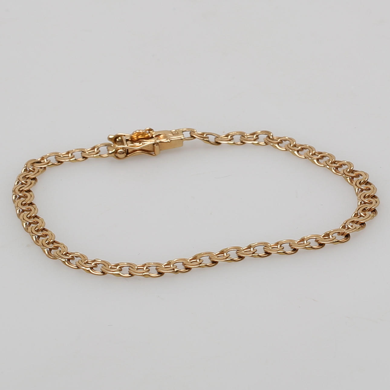 ARMLÄNK i 18K gulguld, Guldvaruaktiebolaget G. Dahlgren & Co Ab, Malmö, 1969.