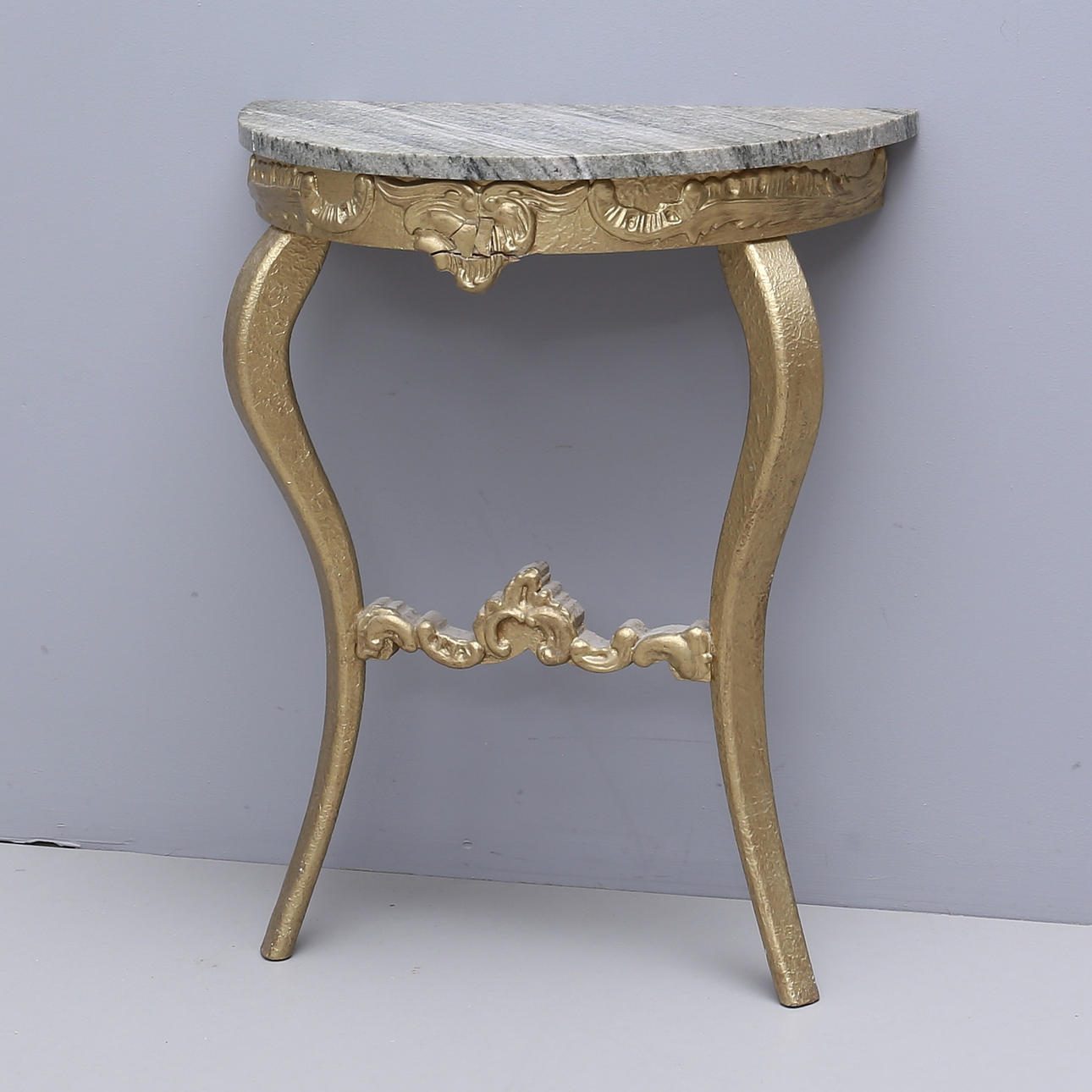 DRESSING TABLE, with stone top, 20th century.