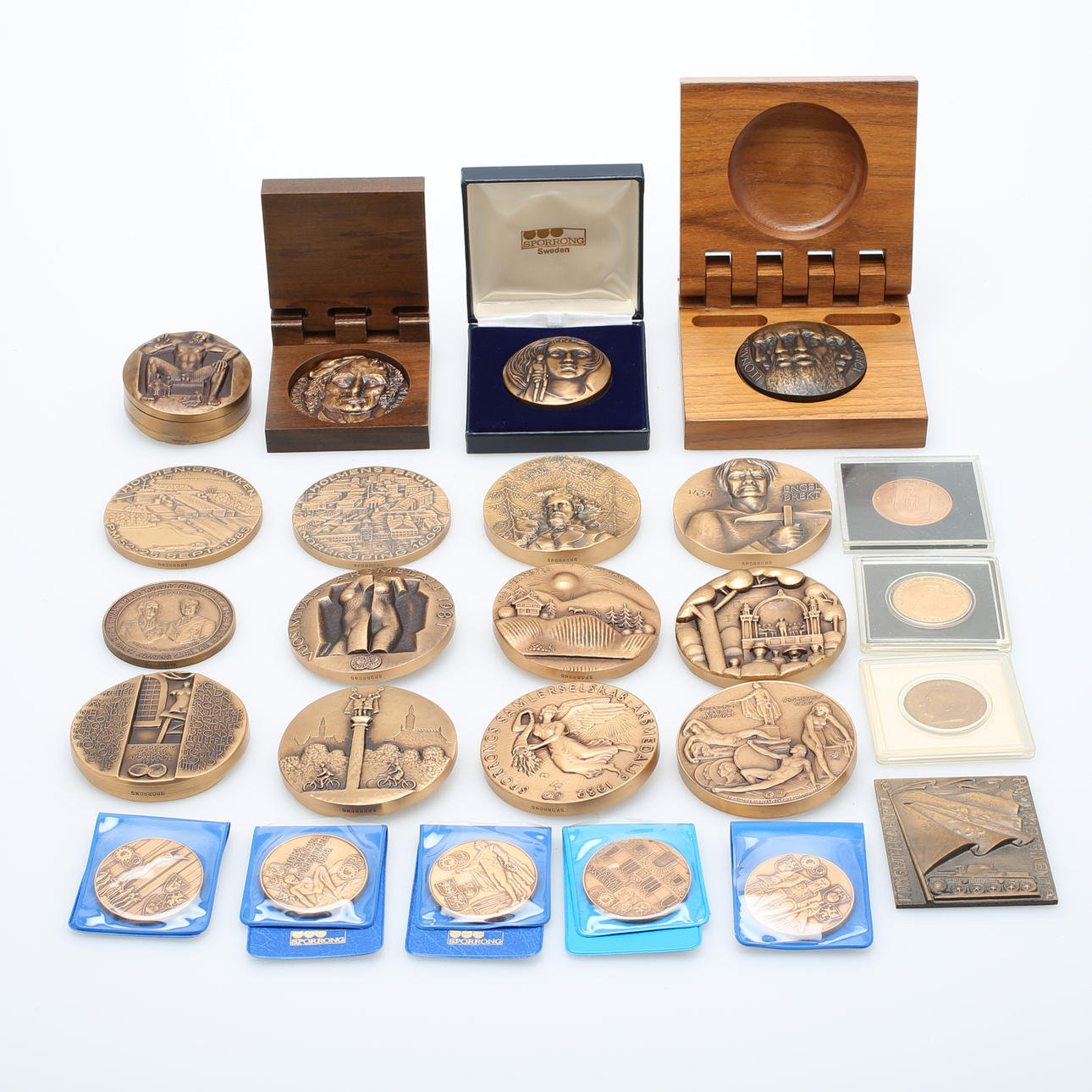 PARTI MEDALJER, 23 st, brons, Sporrong.