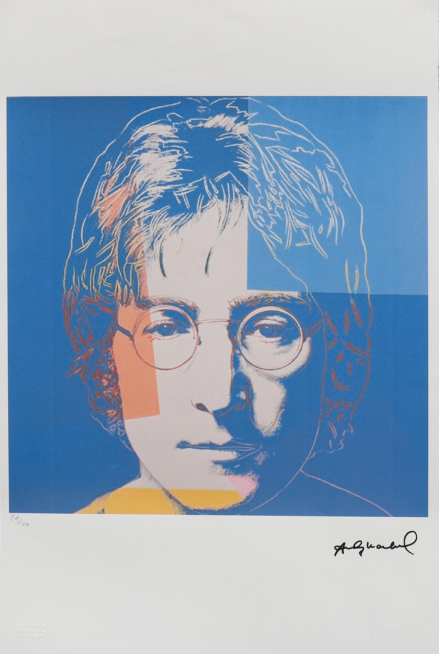 AFTER ANDY WARHOL. JOHN LENNON.