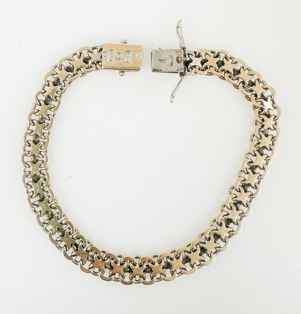 ARMBÅND, 18 karat guld, Sverige 1963.