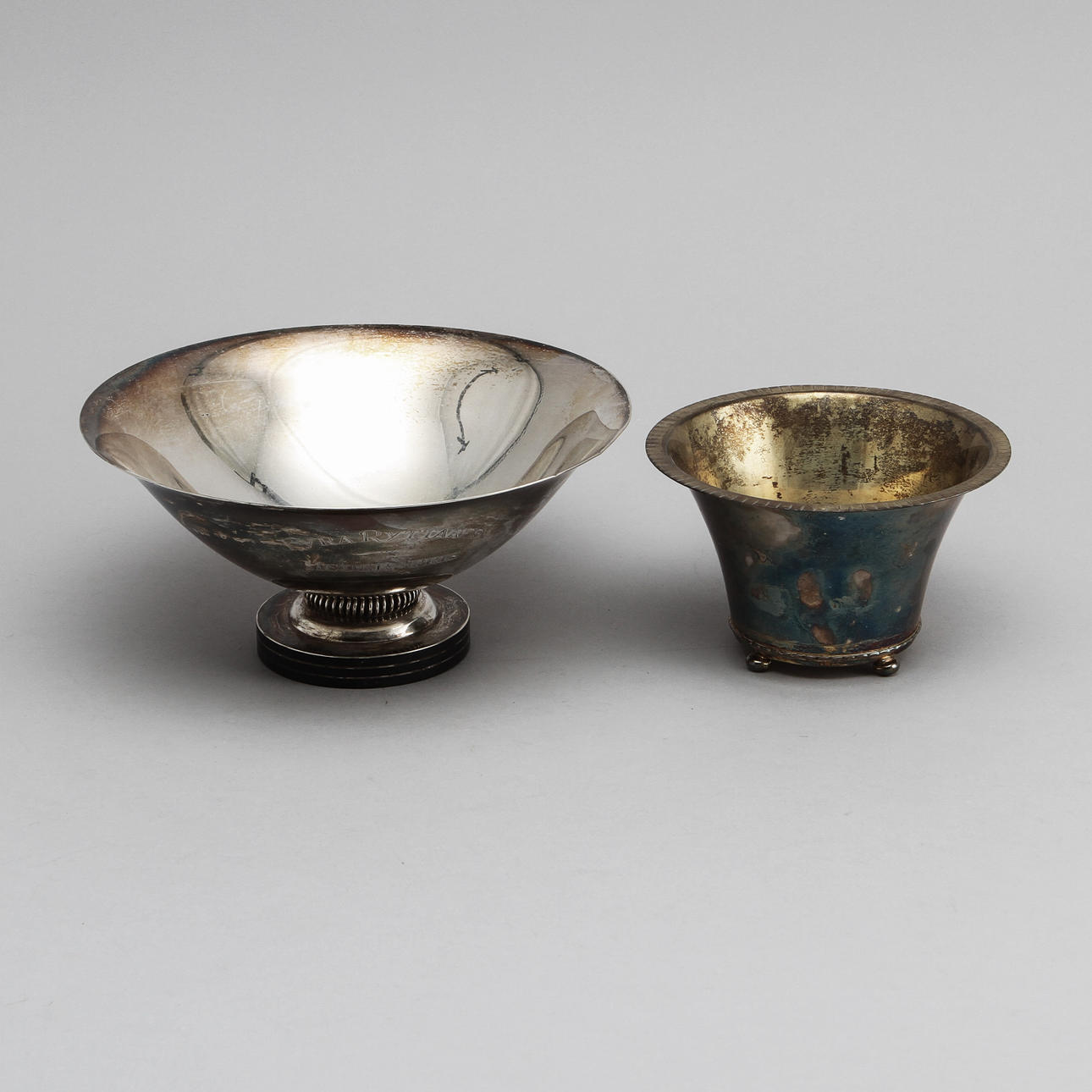 SKÅLAR, 2 st, silver.