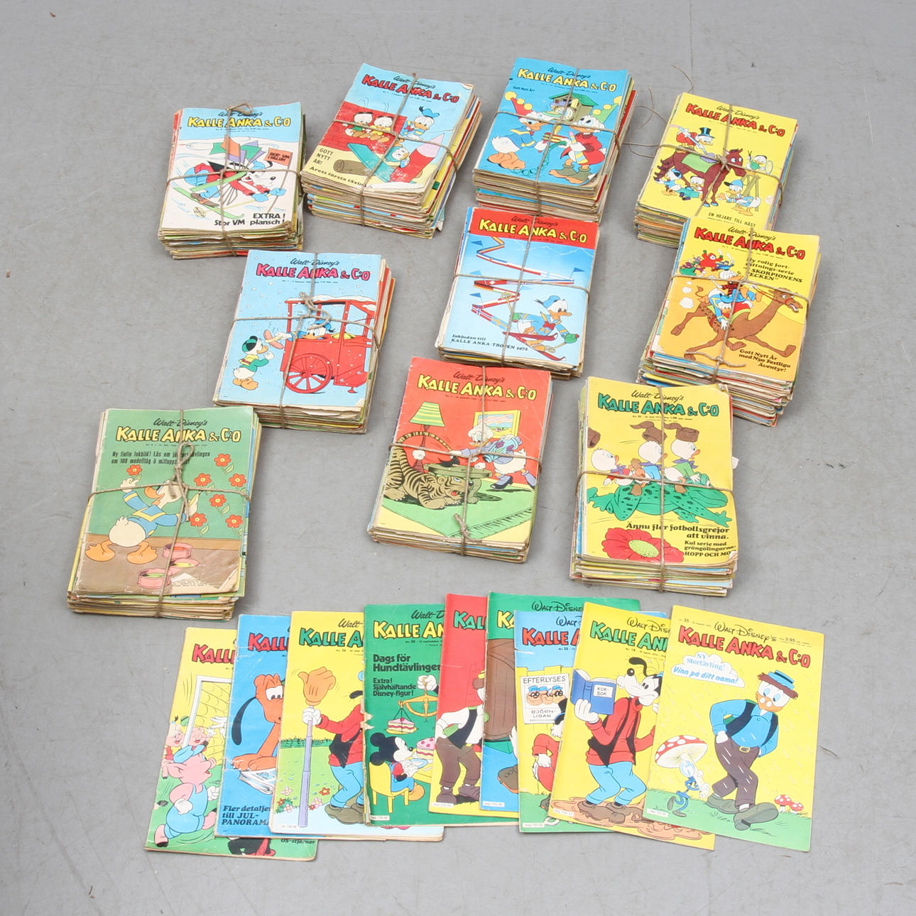 SERIETIDNINGAR, KALLE ANKA 1960- och 1970-tal.