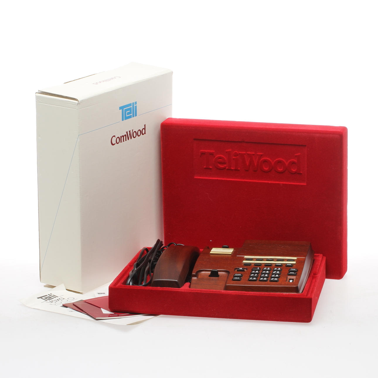 BORDSTELEFON, ComWood, Mahogny, Teli, 1900-talets slut.