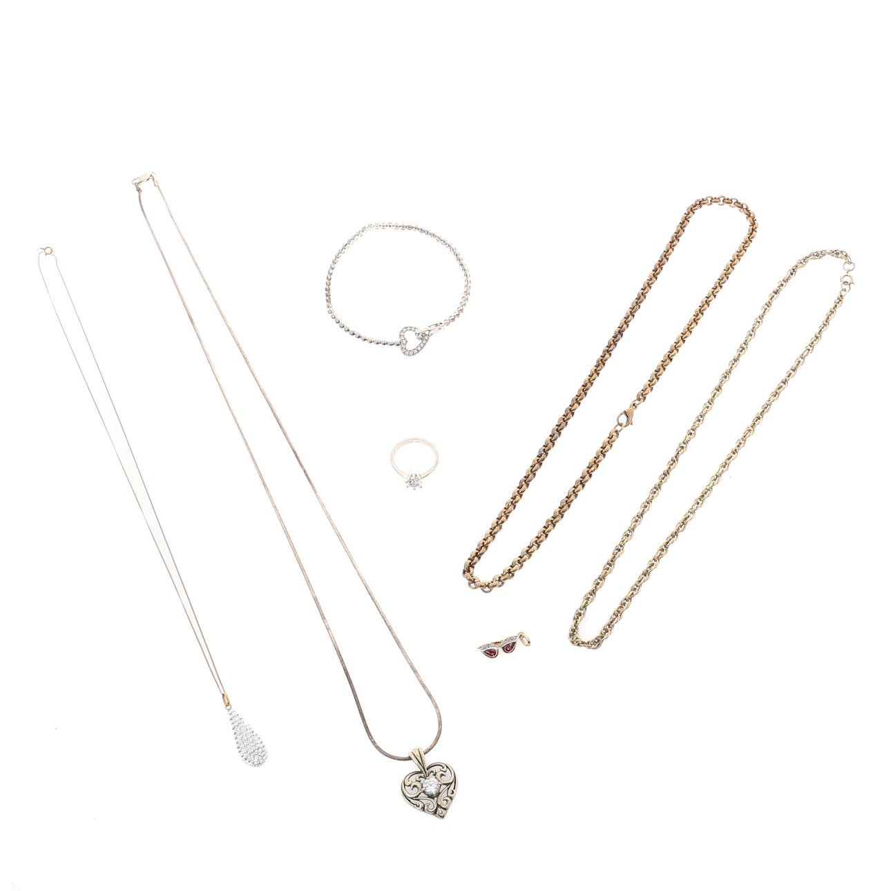 CADENA PARA CUELLO MARCA 375 Y COLGANTE EVOKE.