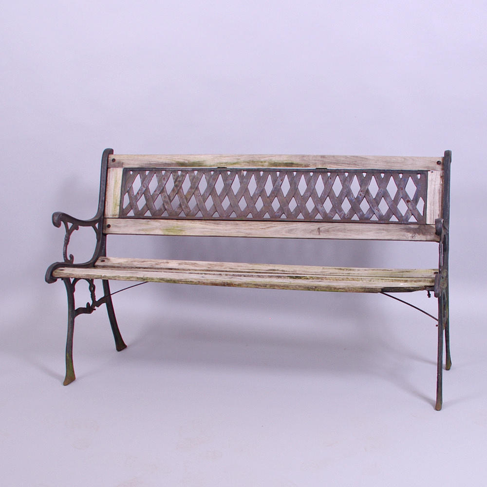 TRÄDGÅRDSSOFFA, metall/trä.