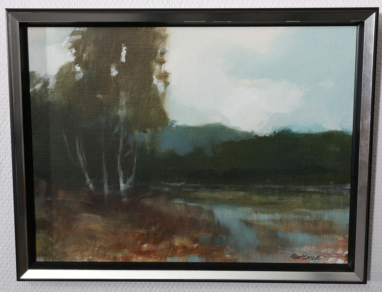 KURT LOSELL. Olja på duk, "Frodig grönska", signerad.