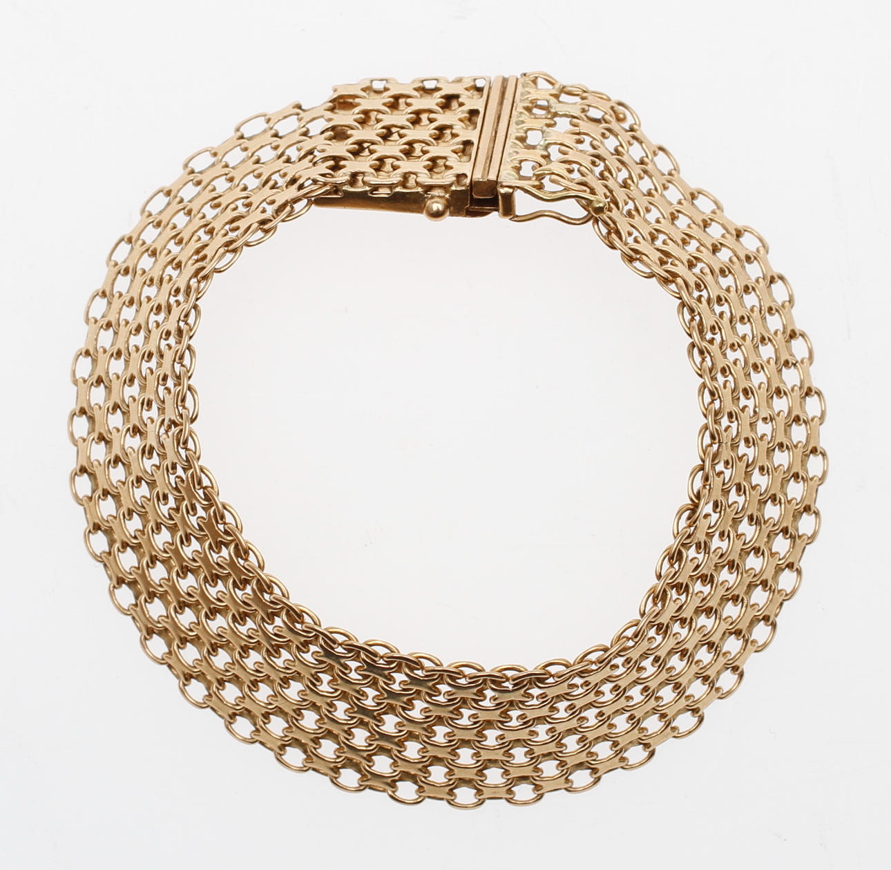 ARMBAND, 18k guld, vikt ca 23,8 gram.
