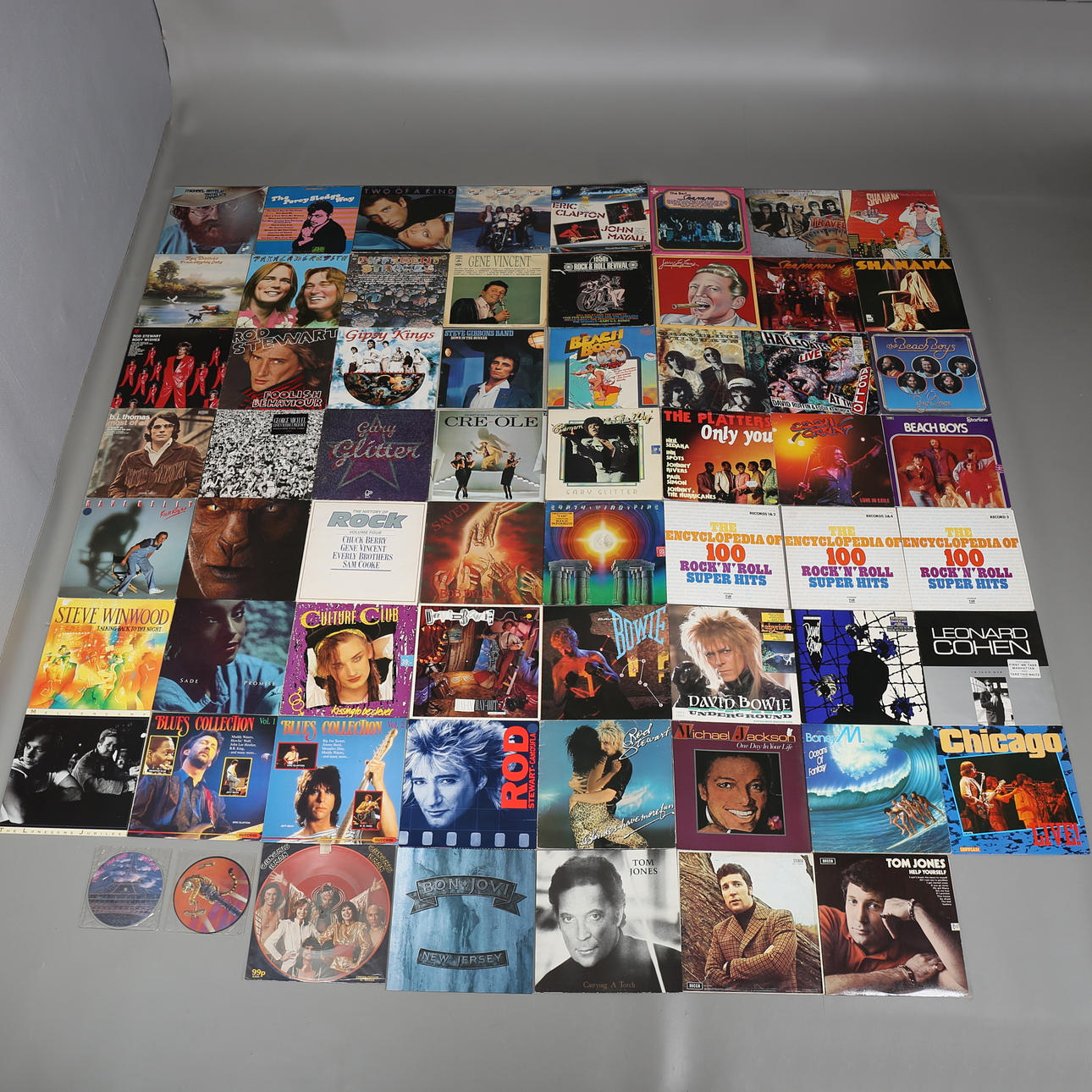 PARTI LP-SKIVOR, 61 st, blandade artister.