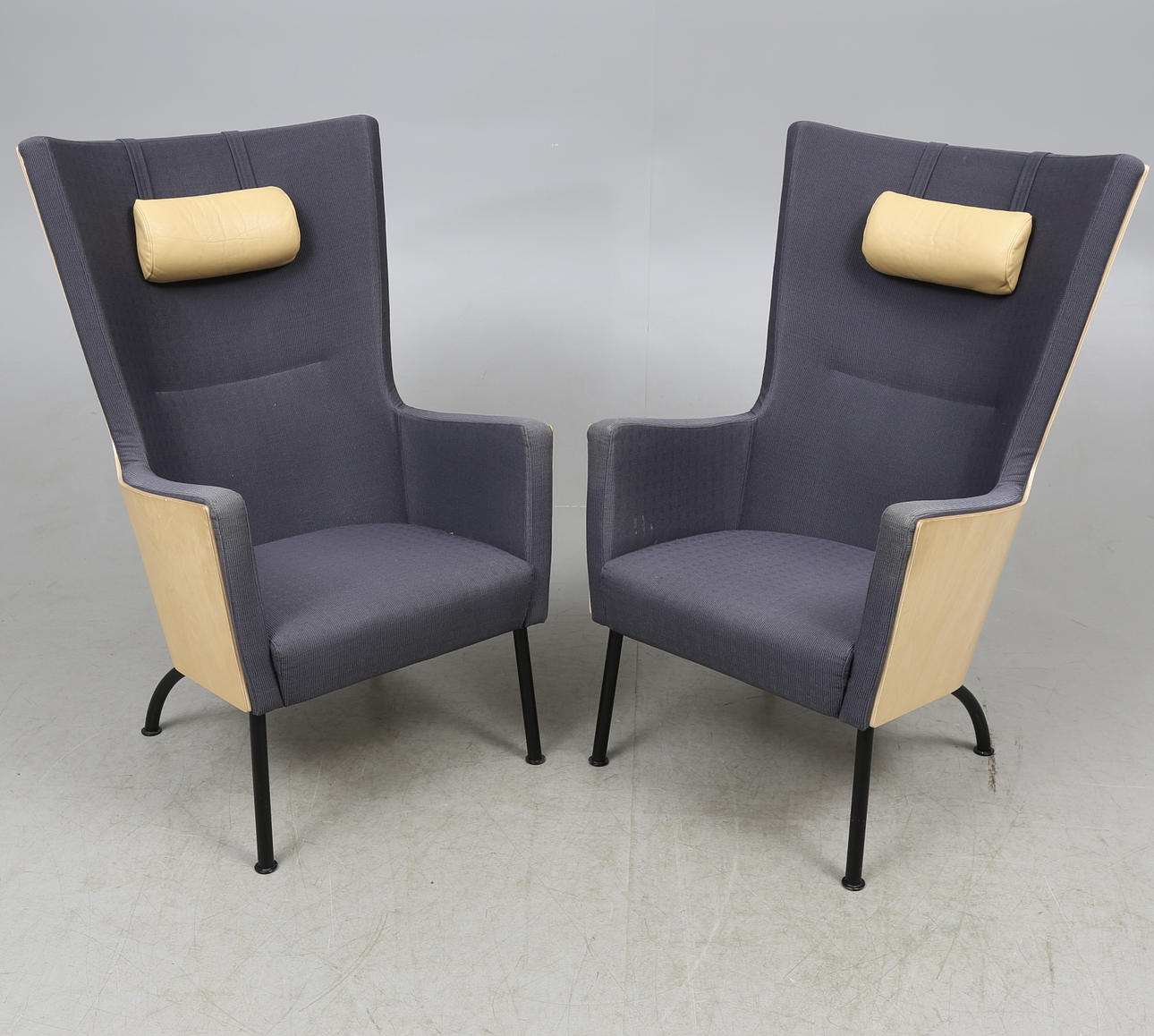 FÅTÖLJER, ett par, möjligen Lammhults.