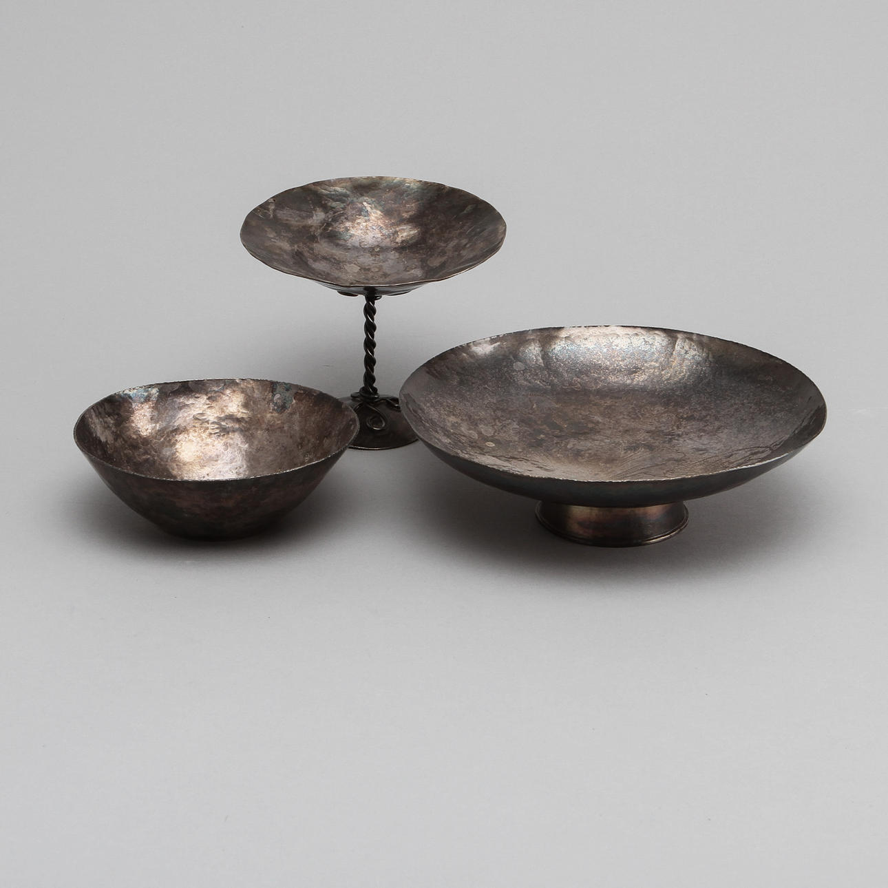 SKÅLAR, 3 st, silver, Göteborg, 1983. Vikt 580 gram.