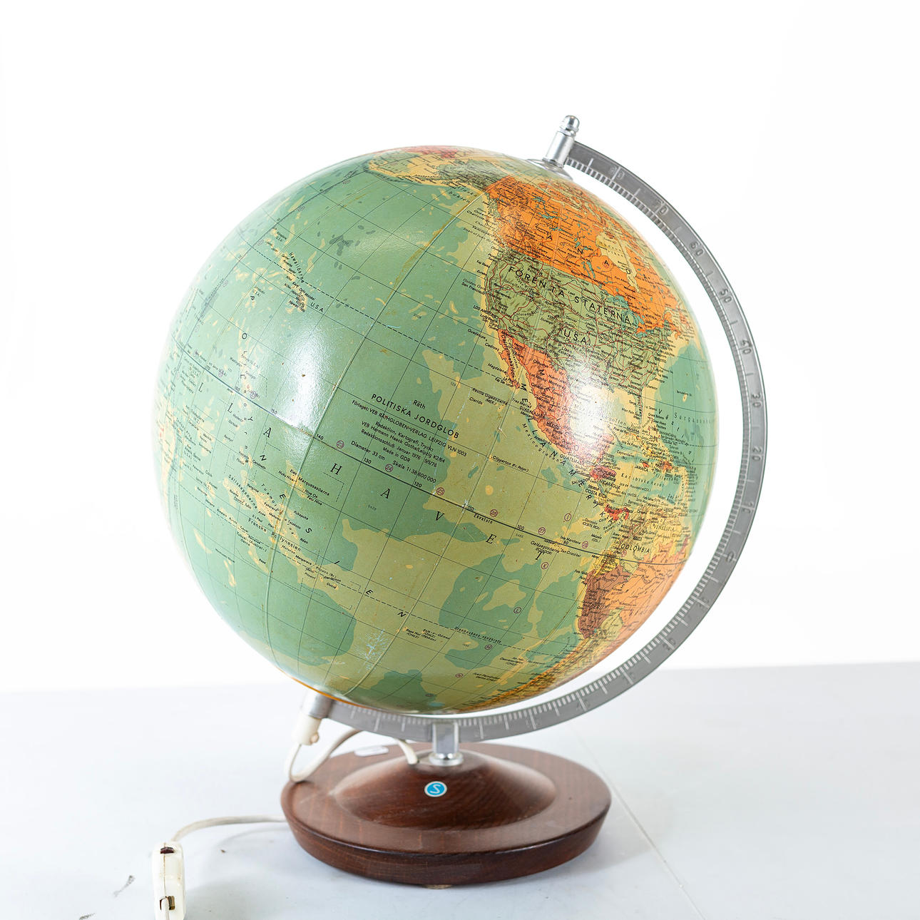 JORDGLOB, 1900-talets mitt.