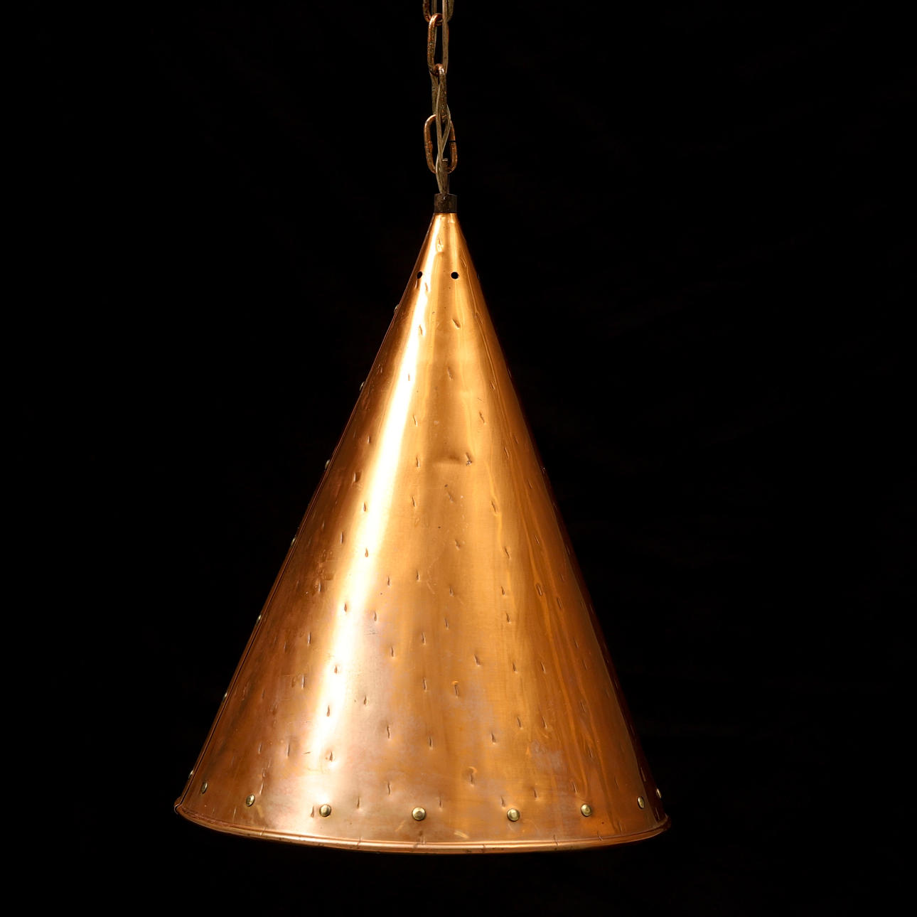 TAKLAMPA. koppar, Danmark, 1960-tal.