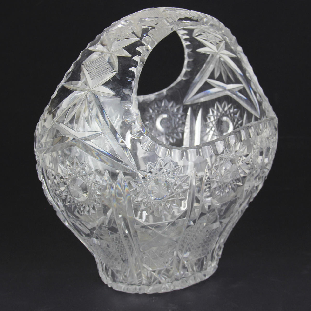 CESTA CRISTAL CORTADO.