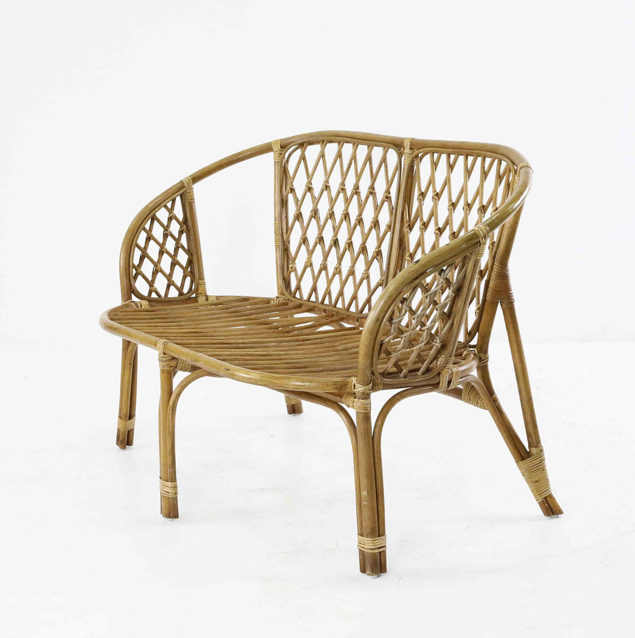 SOFFA, bambu, rotting, 1900-tal.