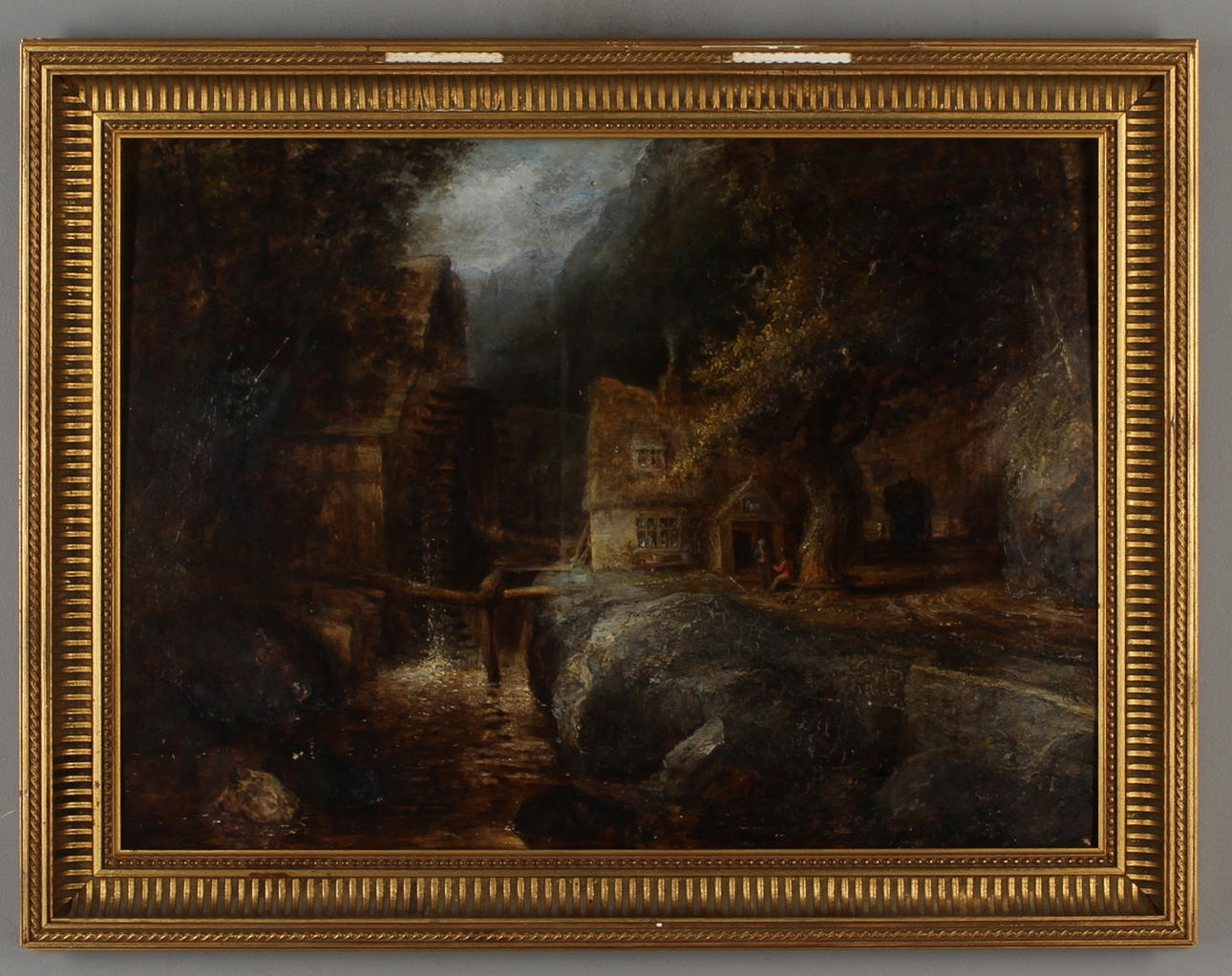 SAMUEL EGLINGTON. TILLSKRIVEN. Den gamla kvarnen, olja på pannå, signerad.