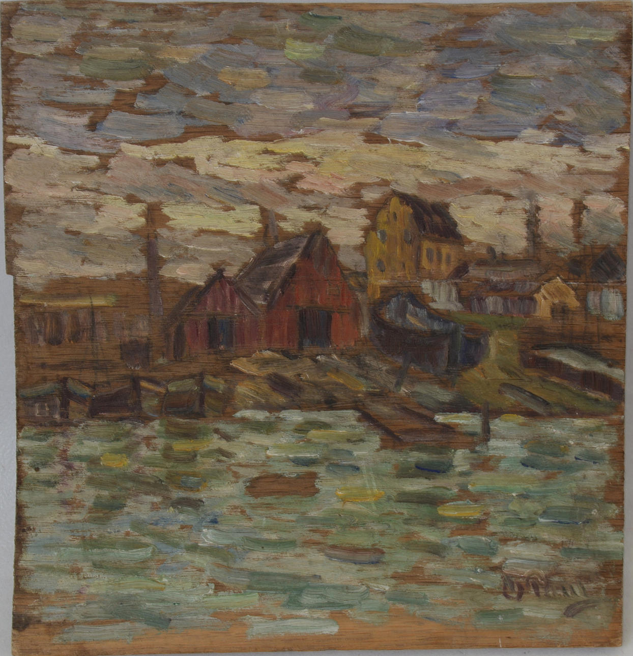 OSCAR PAUL. Olja på pannå.