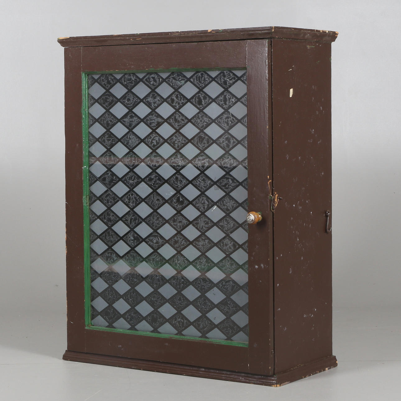 SKÅP, med glasdörr, 18/1900-tal.