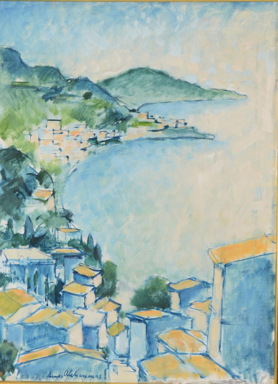 SUNE ALEHAMMAR. Olja på duk.