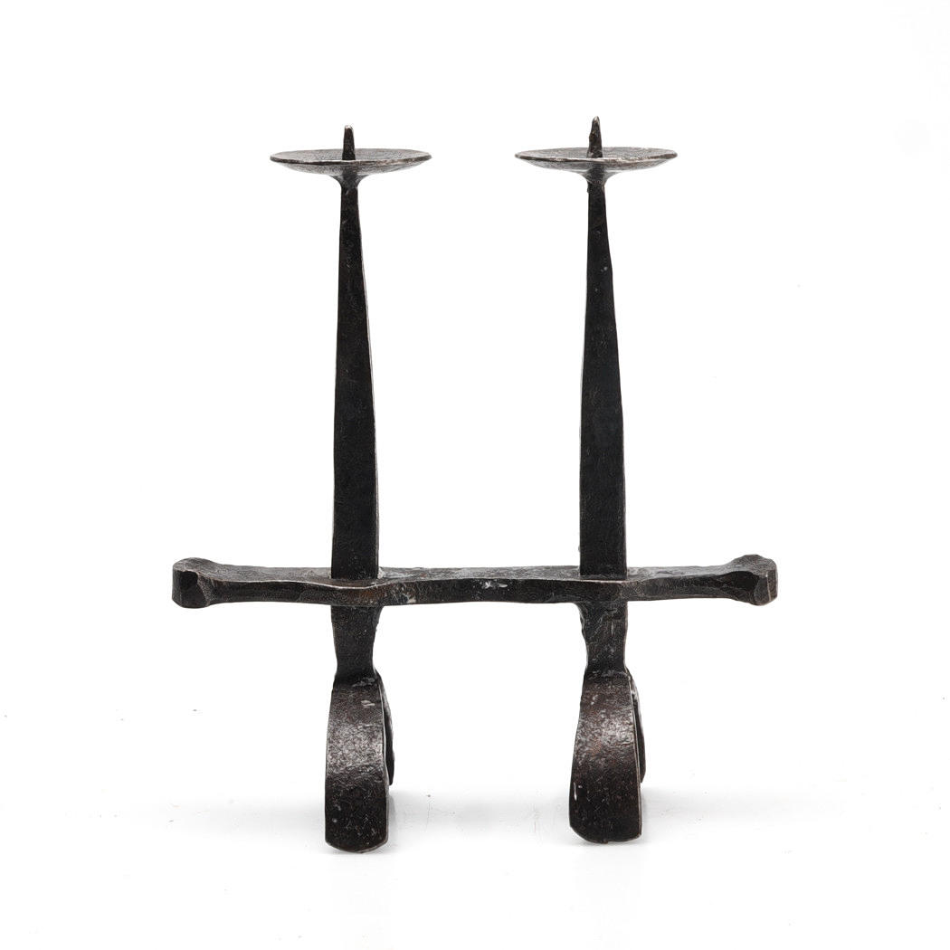 LJUSSTAKE, modernt konstsmide, signerad.