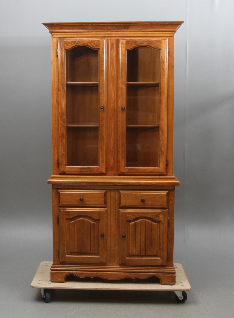 SKÅP, med vitrinöverdel, 19/2000-tal.