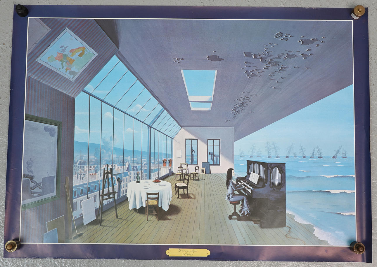 DOMINIQUE APPHA. affisch, L'Attente.