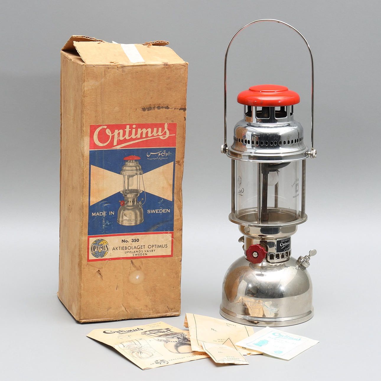 STORM LIGHT, Optimus 350/350 CP, with original box.