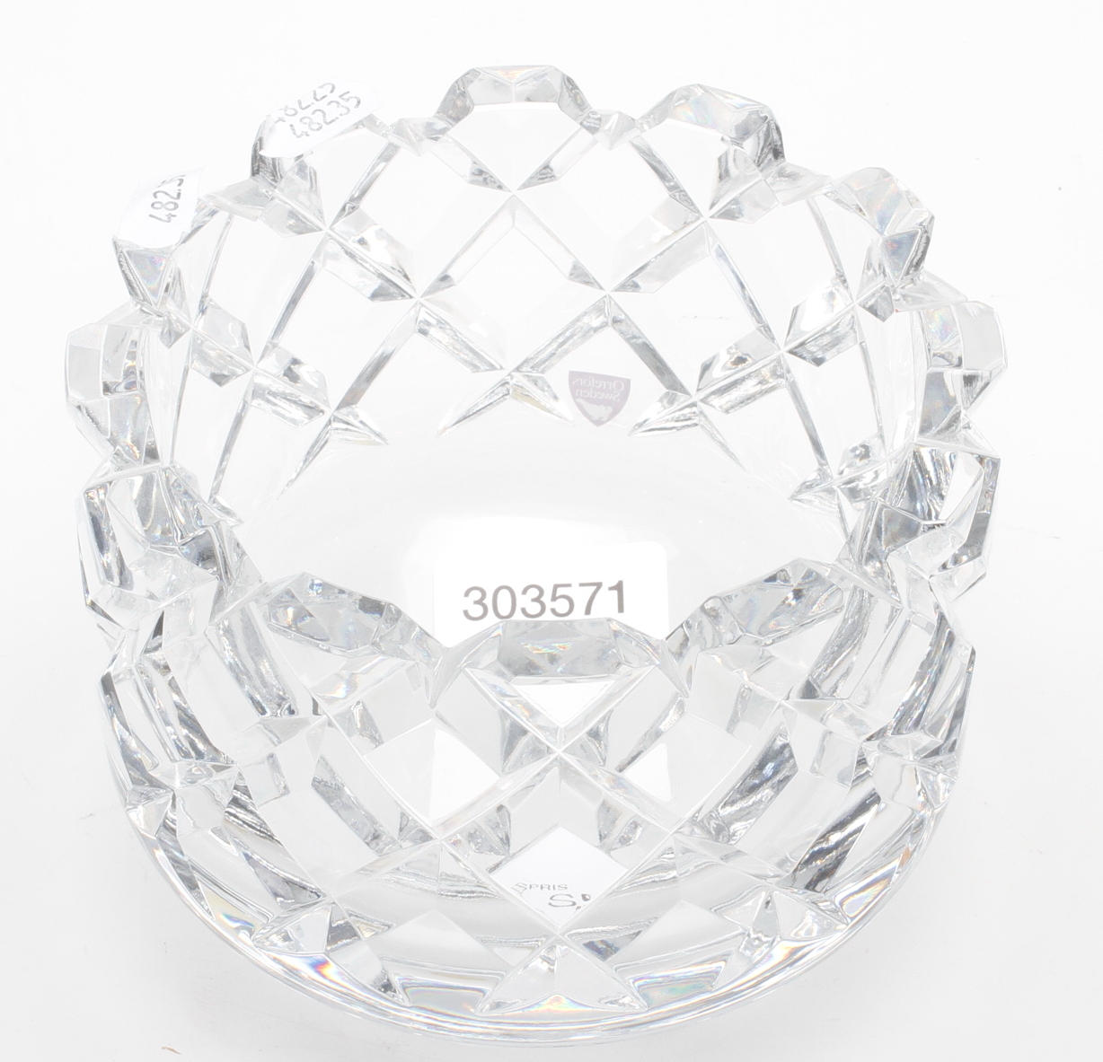 SKÅLAR, 2 st, glas, Orrefors.