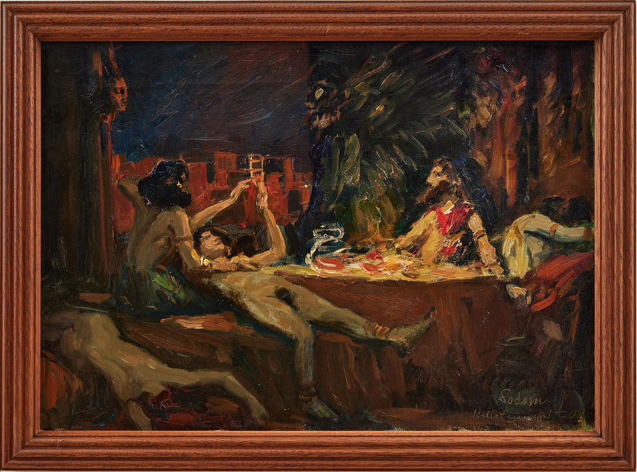 GOTTFRID KALLSTENIUS. "Sodom".