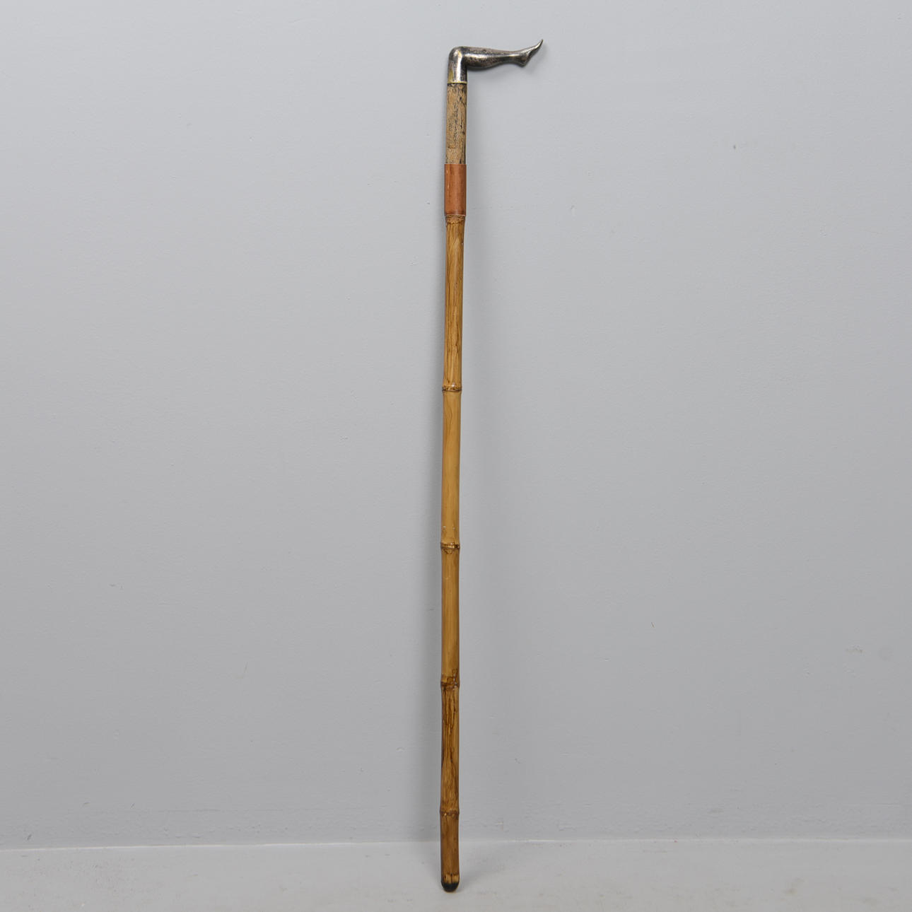 ESPADA DE CAÑA, con muleta de alpaca, la hoja marcada como Solingen.