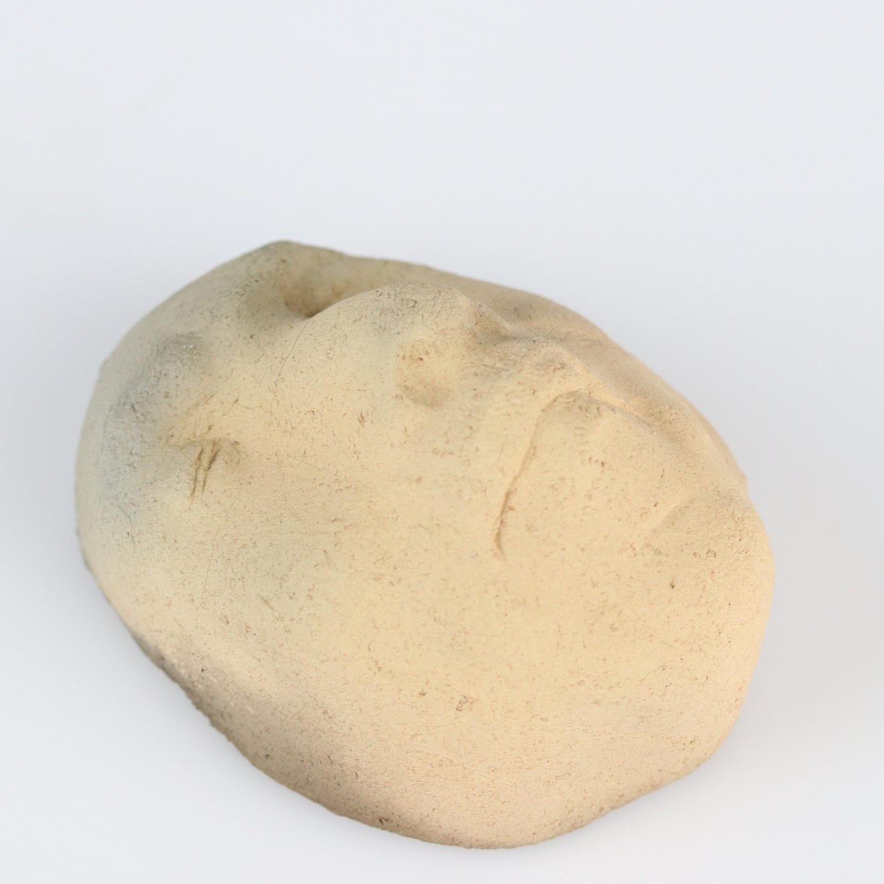 JOHAN THUNELL. Face, ceramic, signed.