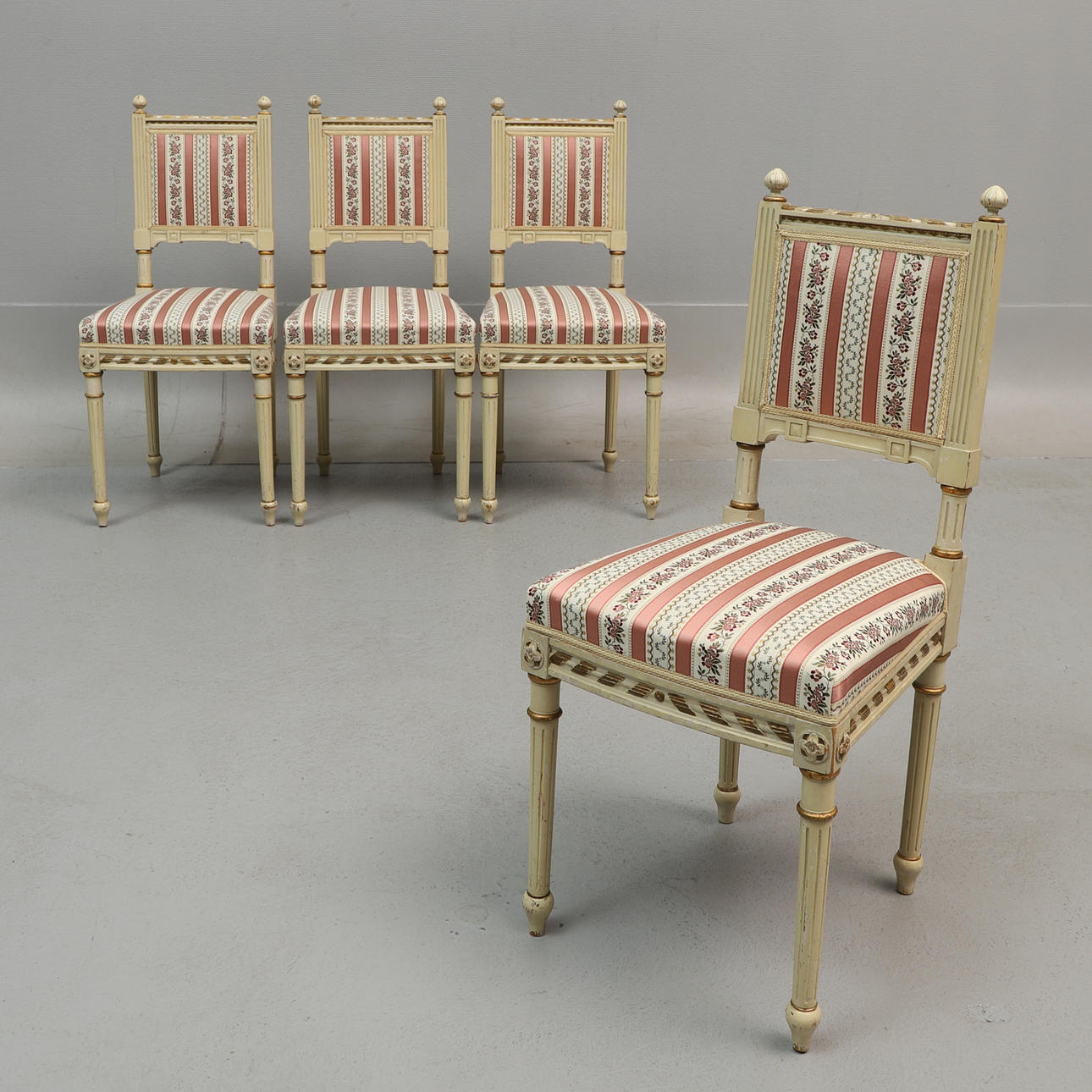 STOLAR, 4 st, gustaviansk stil, 1900-tal. Möbler - Fåtöljer & Stolar ...