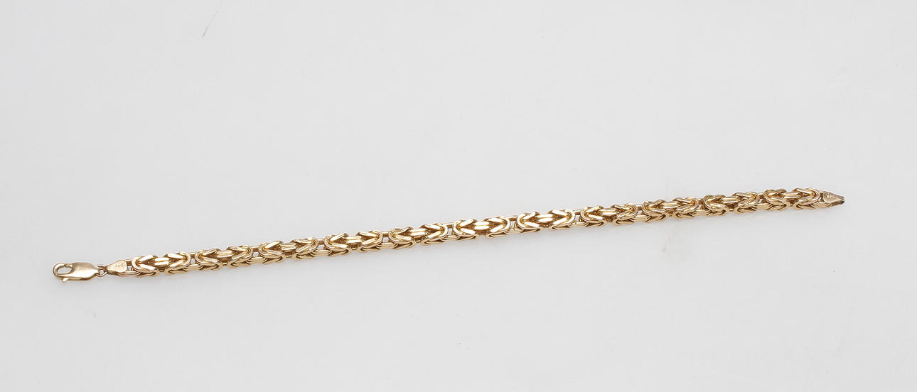 ARMBAND, 14k guld, vikt ca 15,4 gr.