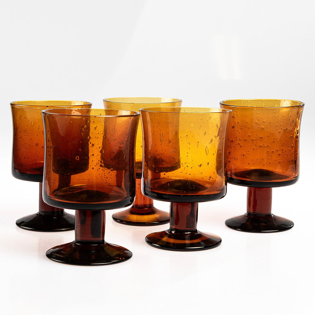 ERIK HÖGLUND. Glas, 5 Stück für Boda.