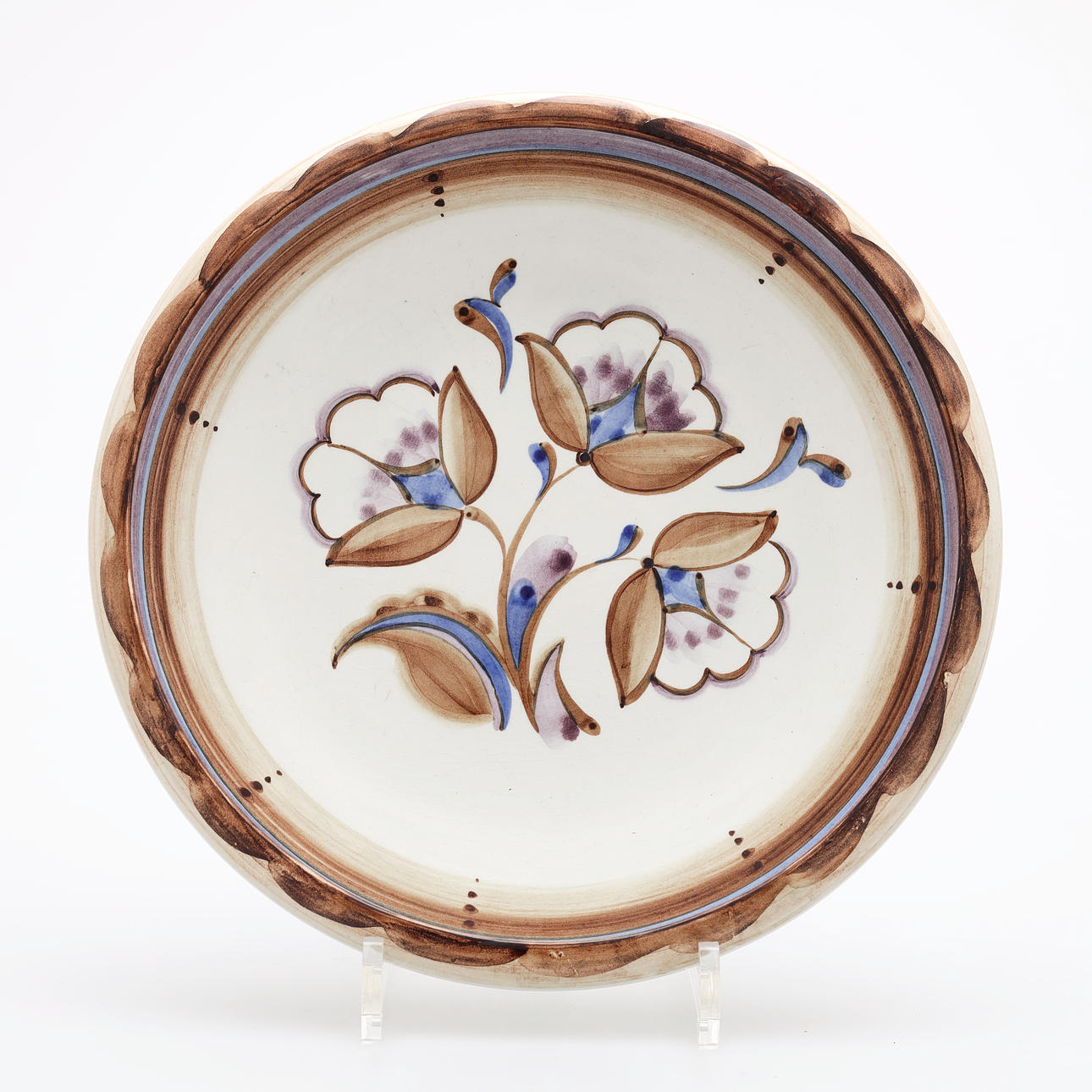ILSE CLAESSON. Dish, ceramic, Rörstrand, 1930s.