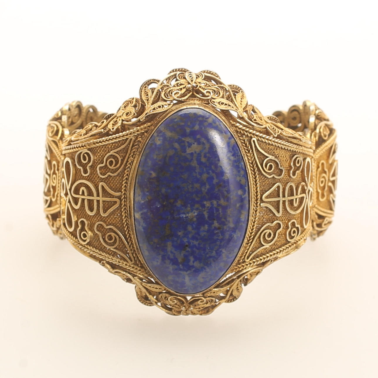ARMRING, metall med Lapis, orientalisk. Smycken & Ädelstenar - Armband ...