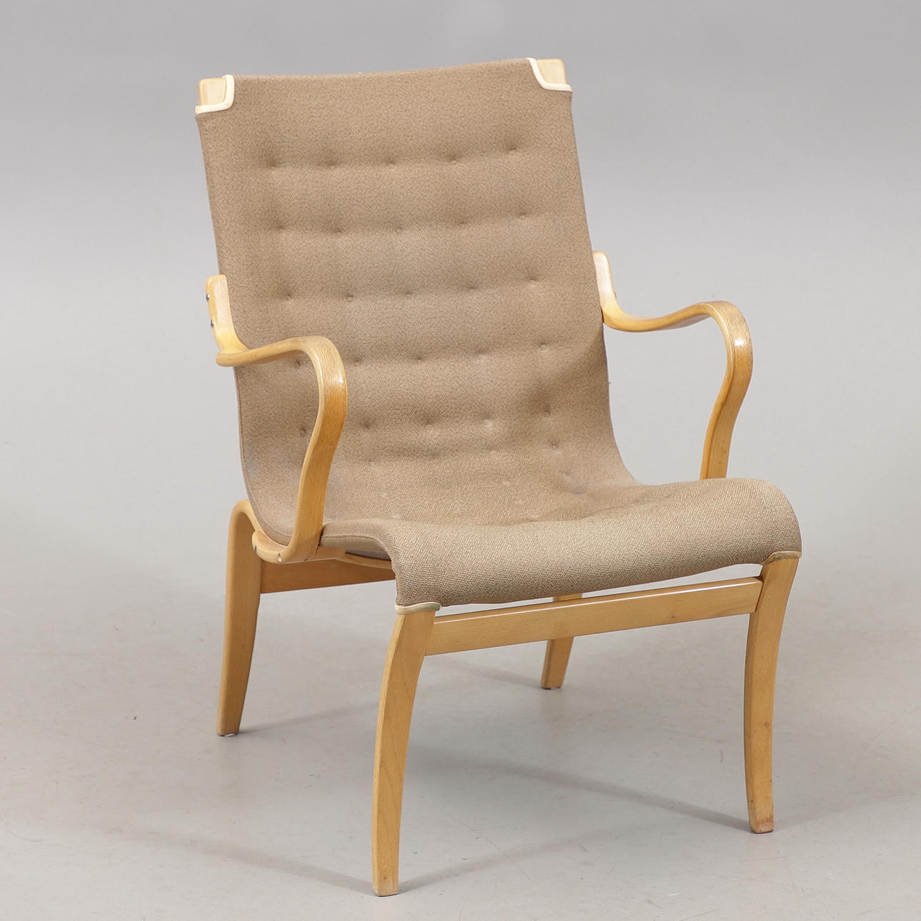 BRUNO MATHSSON. Armchair, "Mina", book, DUX.
