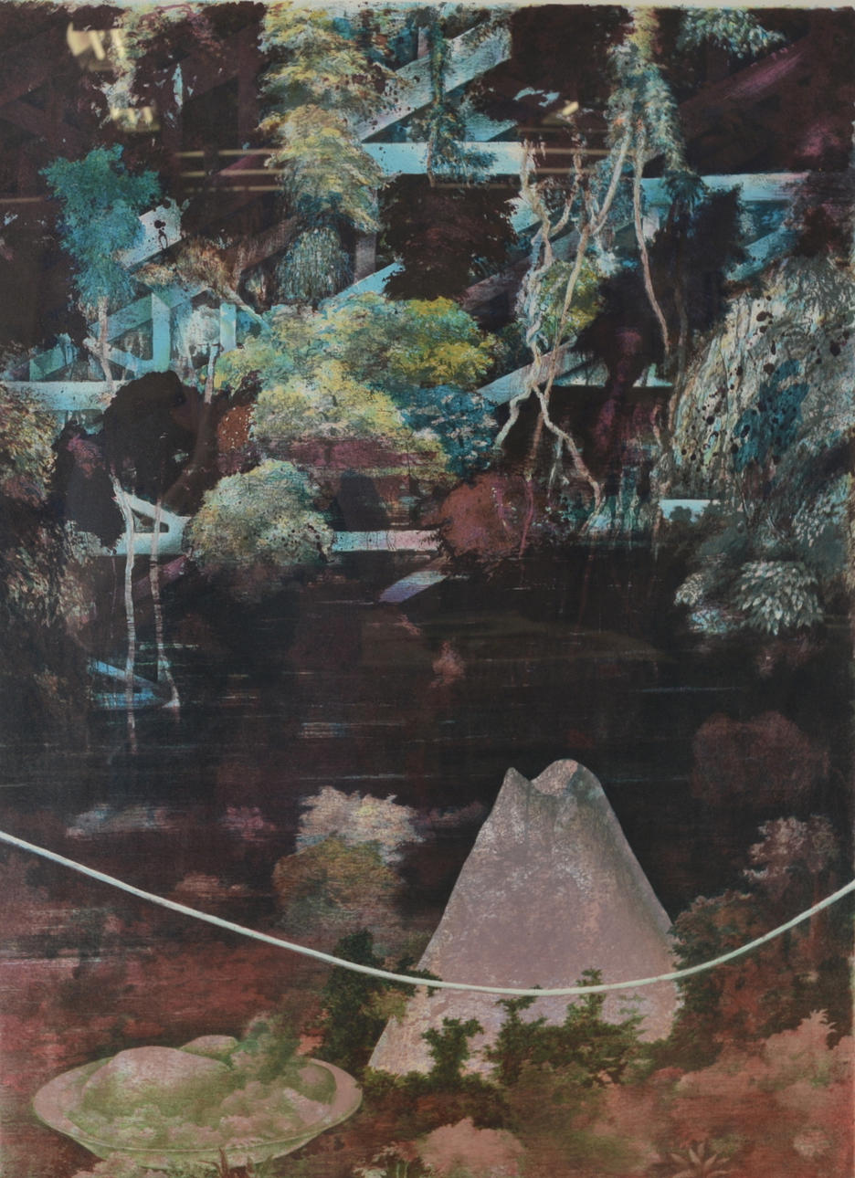 C.O HULTÉN. Färglitografi.