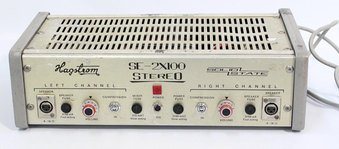 SLUTSTEG, Hagström SE-2x100 SolidState.